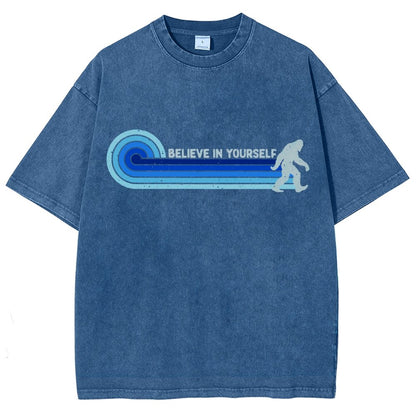 Vintage Creature BELIEVE IN YOURSELF Vintage Distressed T-shirt