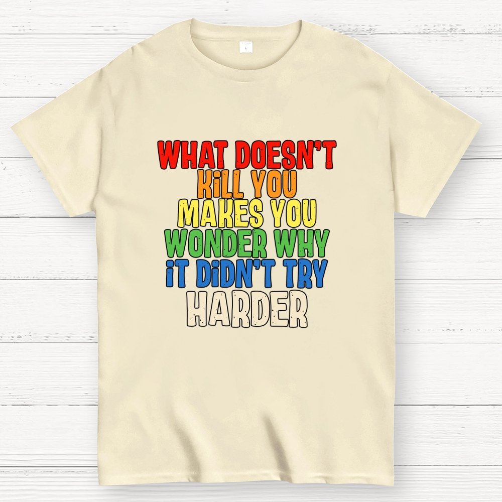 Try Harder Geek T-Shirt