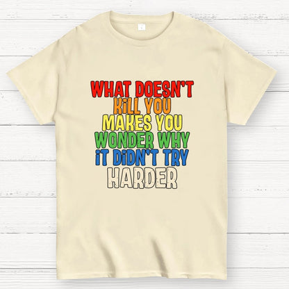 Try Harder Geek T-Shirt