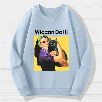 Wiccan Do It Geek Cotton Sweatshirt