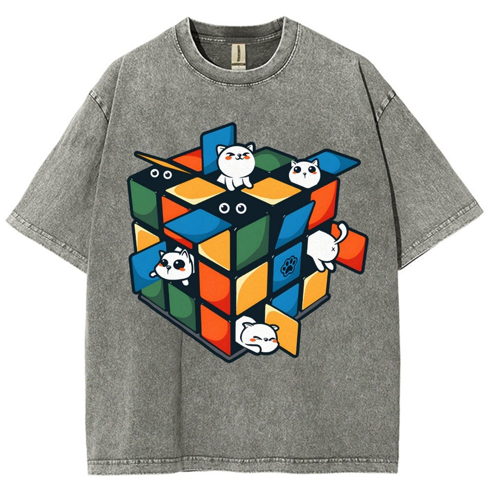 Rubikittens Vintage Distressed T-shirt