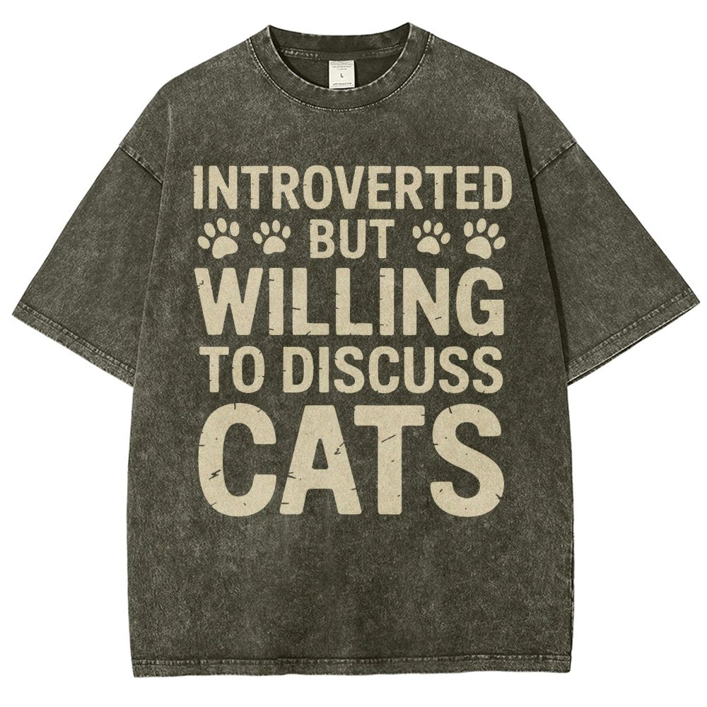 Introverted Vintage Distressed T-shirt