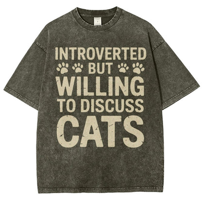 Introverted Vintage Distressed T-shirt