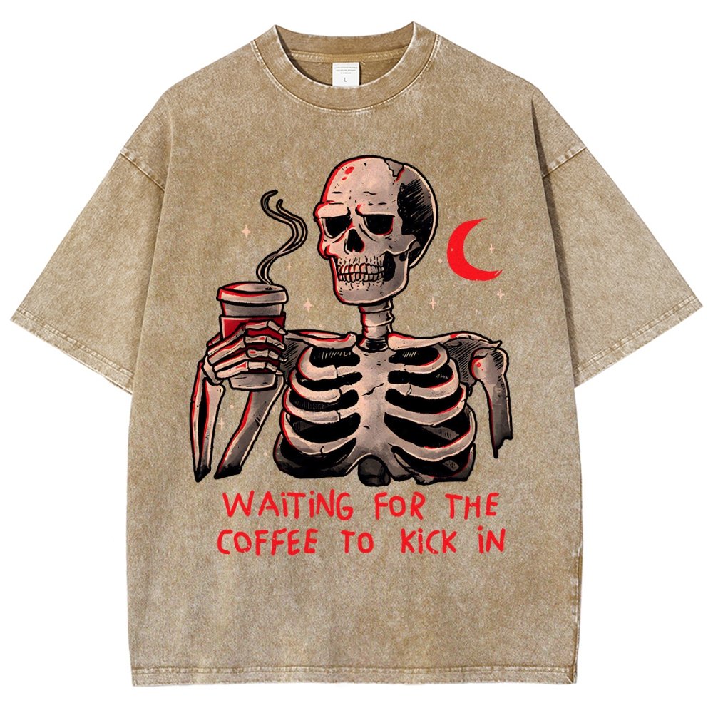 Coffee Keeps Me Alive Vintage Distressed T-shirt