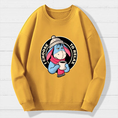 I Chose To Relax Geek Cotton Sweatshirt