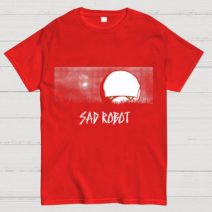 Sad Robot Geek T-Shirt