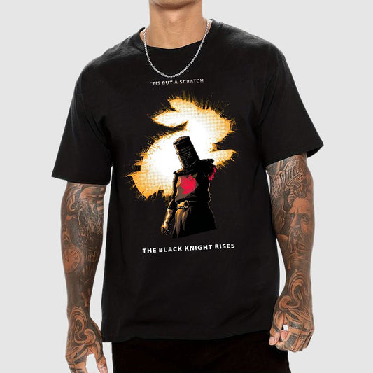Black Knight vs. Bunny. one will fall. Geek T-Shirt