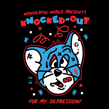 knocked-out. Sarcasm Geek T-Shirt