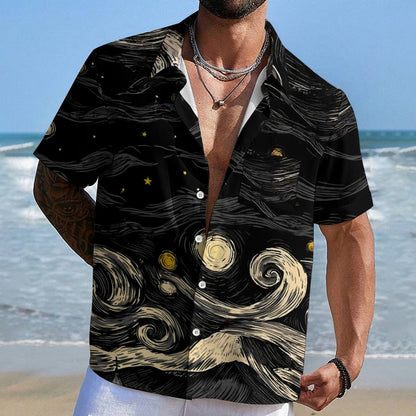 Starry Sky And Night Geeky Shirt