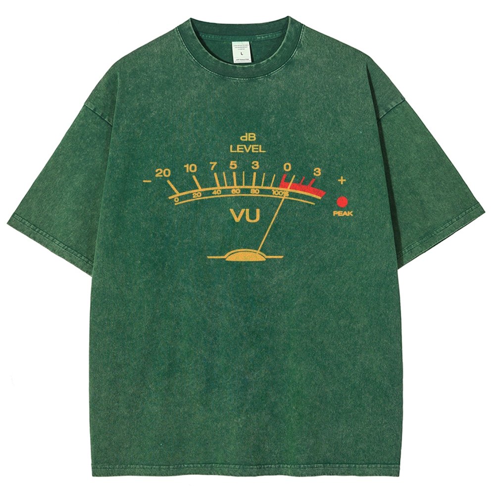 Vinyl Lovers Vintage Distressed T-shirt 2509000199
