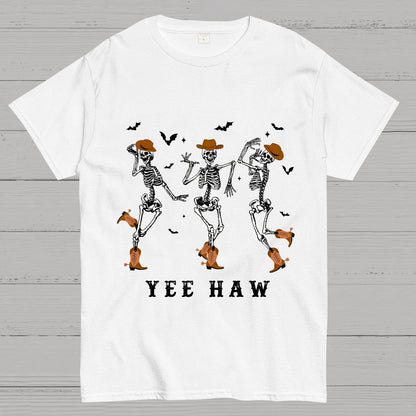 Dancing Skeleton Halloween Geeky T-Shirt