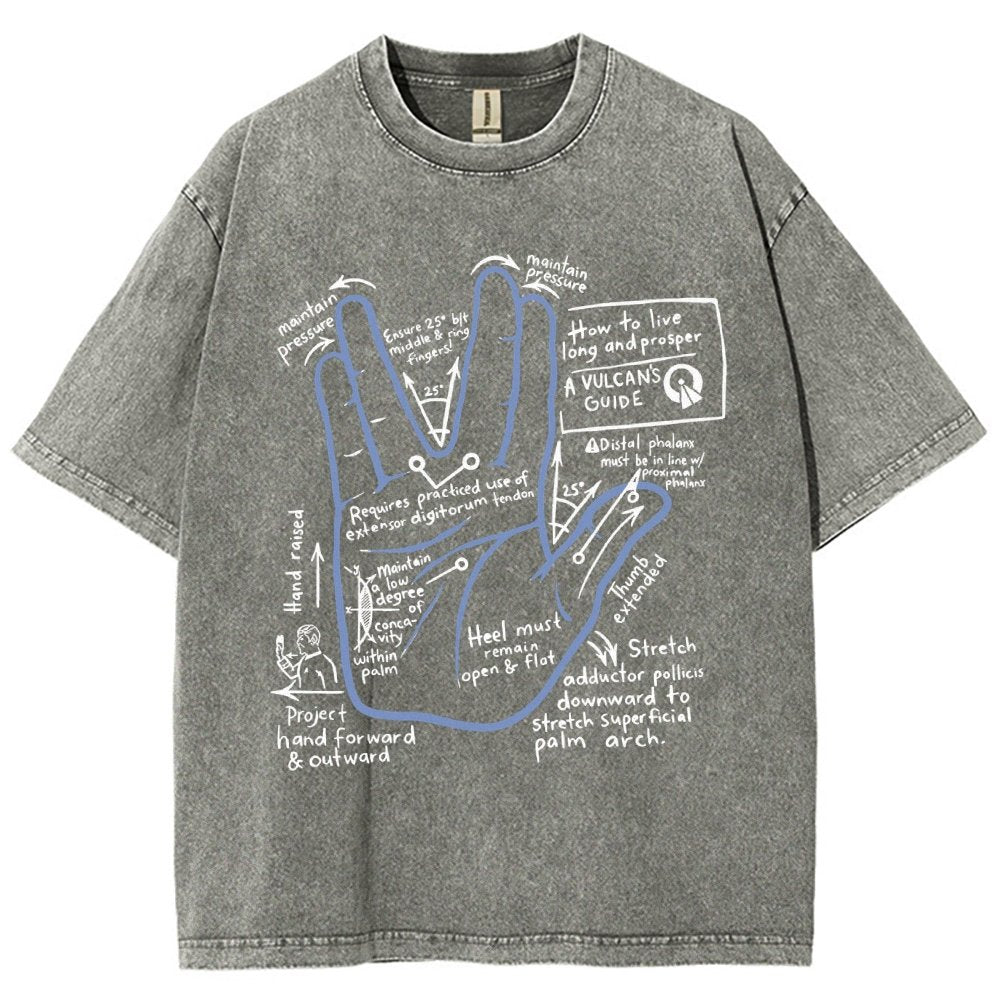 How To Live Well & Thrive Vintage Distressed T-shirt