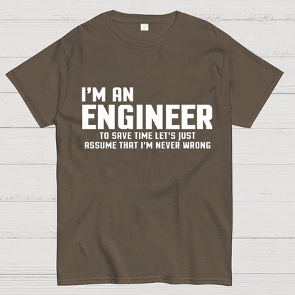 I'm An Engineer Funny Quote Active Unisex Geek T-Shirt