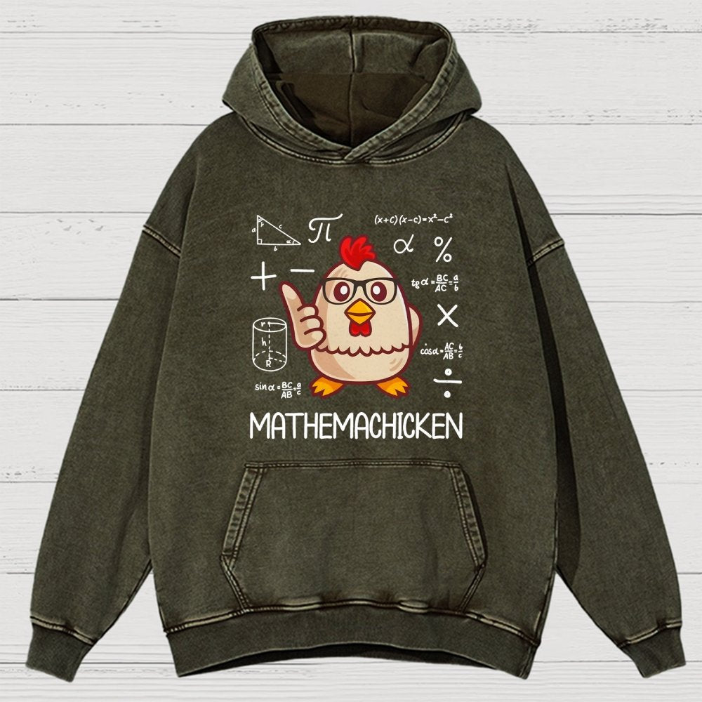 Math Pun Vintage Distressed Hoodie
