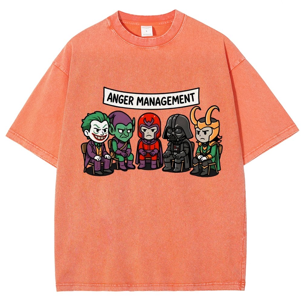 Anger Management Vintage Distressed T-shirt