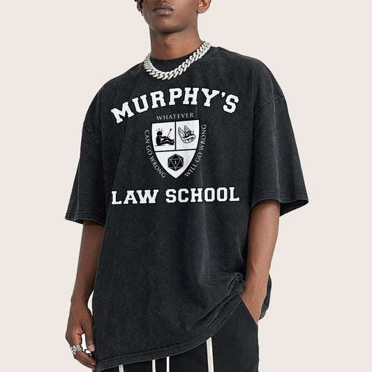 Murphy's Law School Vintage Distressed T-shirt