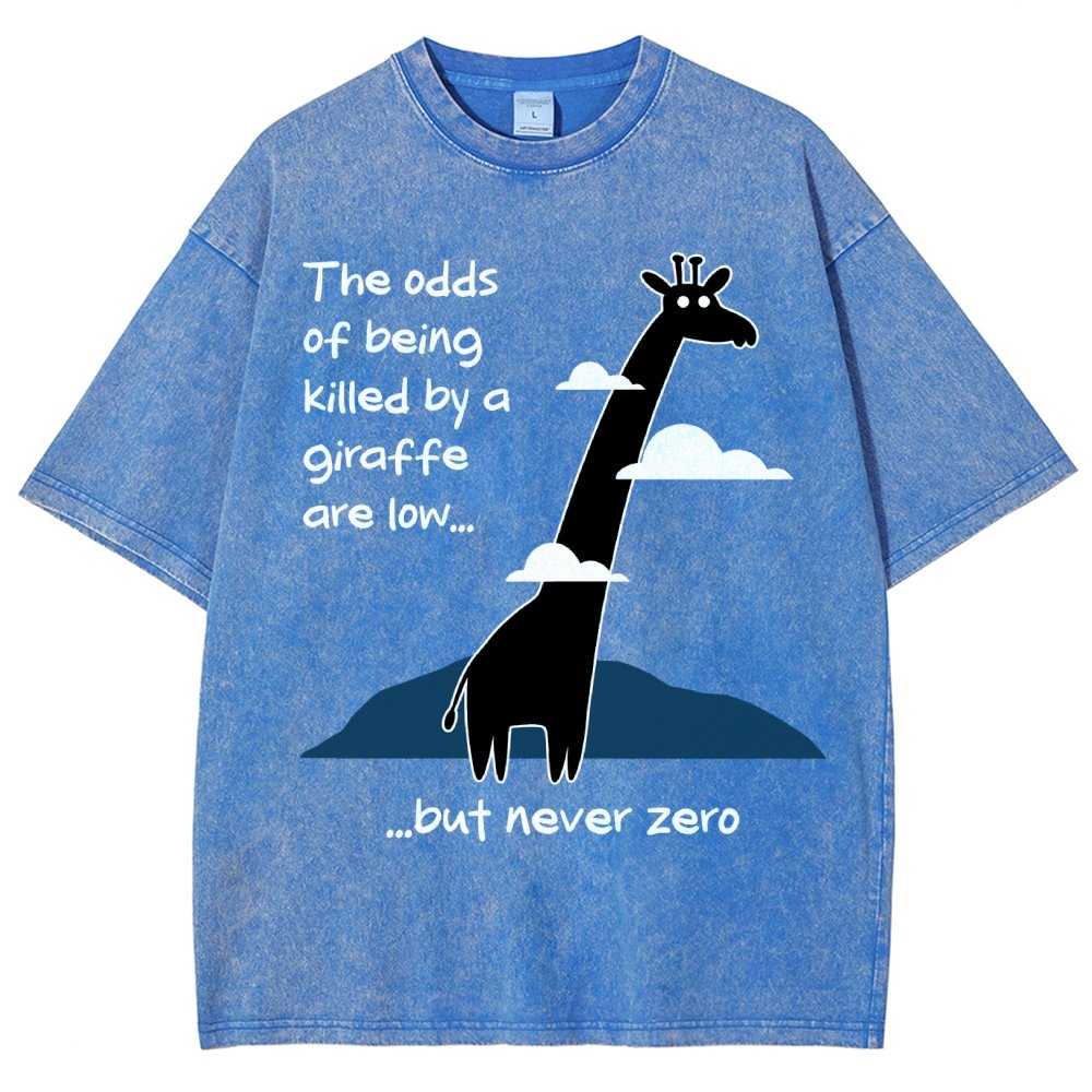 Killer Giraffe Vintage Distressed T-shirt