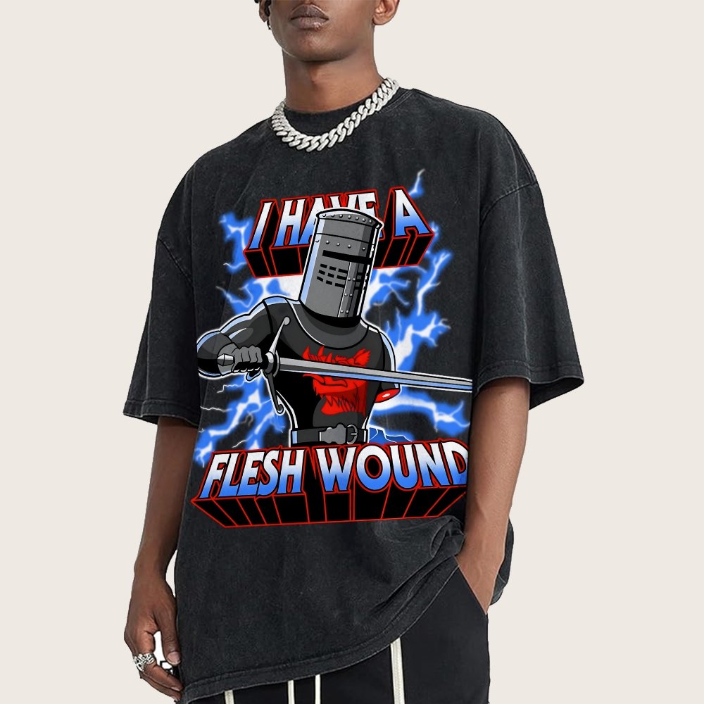 I Have A Flesh Wound Vintage Distressed T-shirt