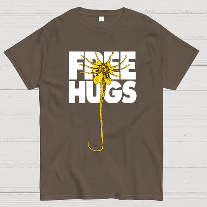Free Hugs Alien Geek T-Shirt