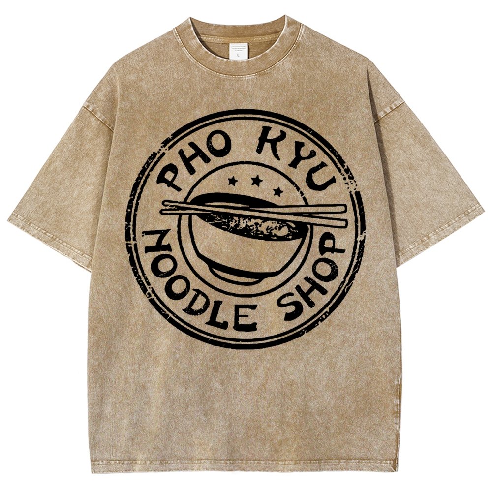 Pho Kyu Noodle Shop Vintage Distressed T-shirt