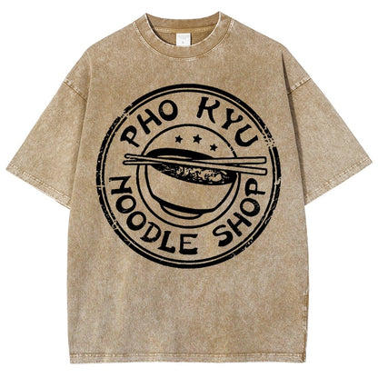 Pho Kyu Noodle Shop Vintage Distressed T-shirt