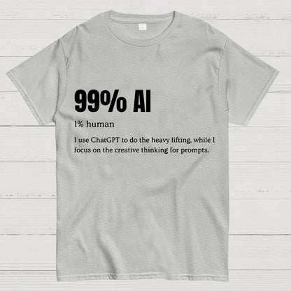 99% Artificial Intelligence Geek T-Shirt