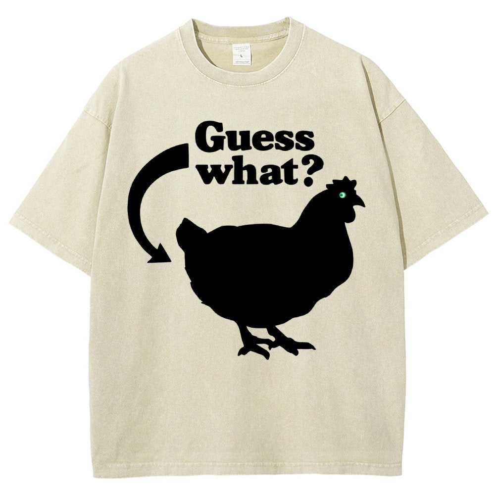 Chicken Butt Vintage Distressed T-shirt