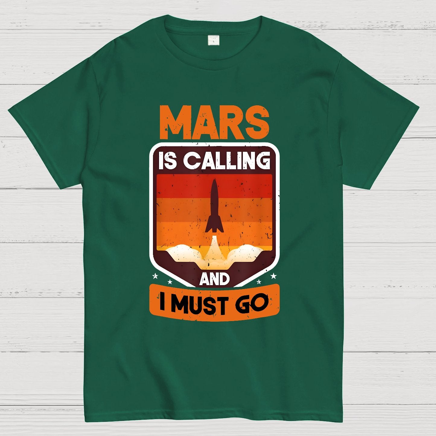 Occupy Mars Planet Mars Is Calling And I Must Go Geek T-Shirt
