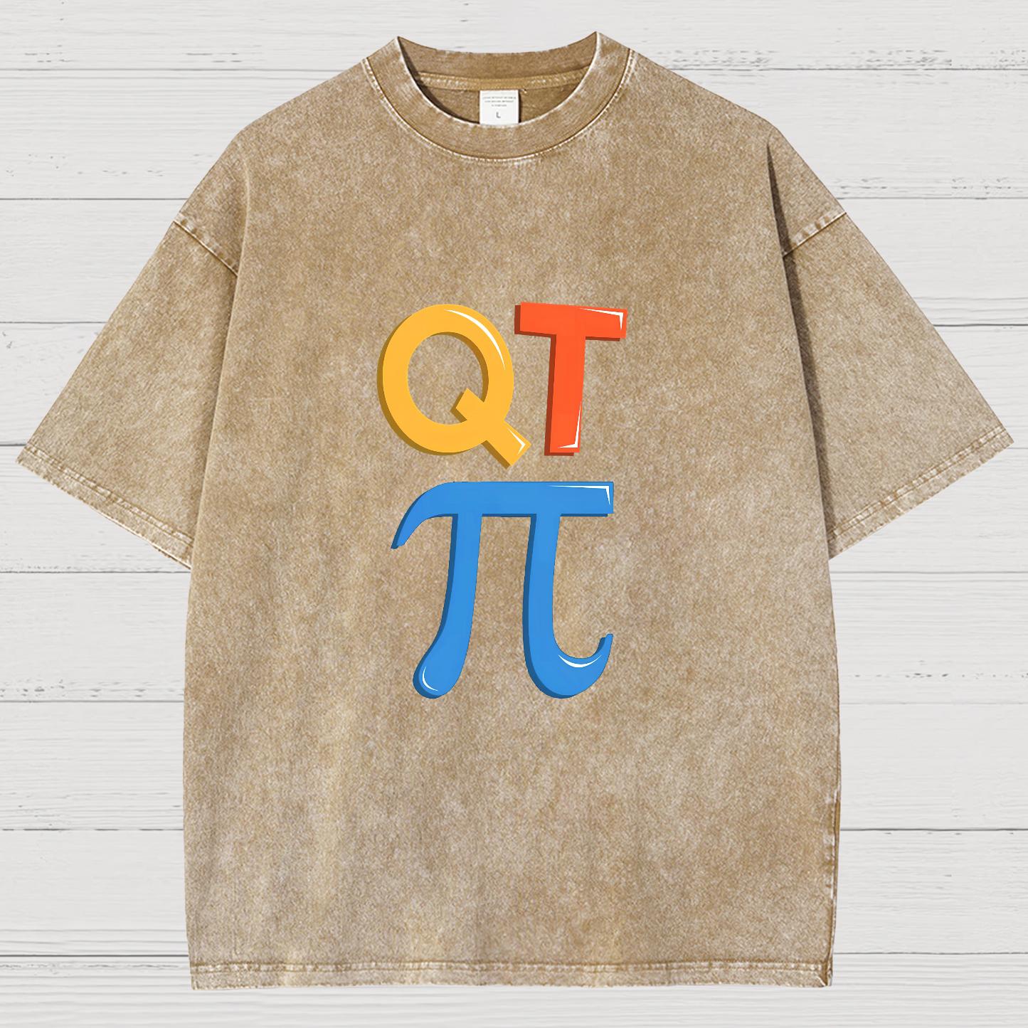 QT Pi Vintage Distressed T-shirt