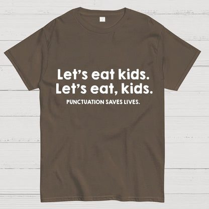 Punctuation Saves Lives Funny Geeky T-Shirt