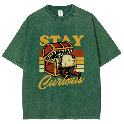 Elf Anime Treasure Vintage Distressed T-shirt