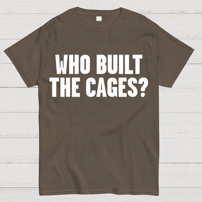 Who Built The Cage? Geek T-Shirt