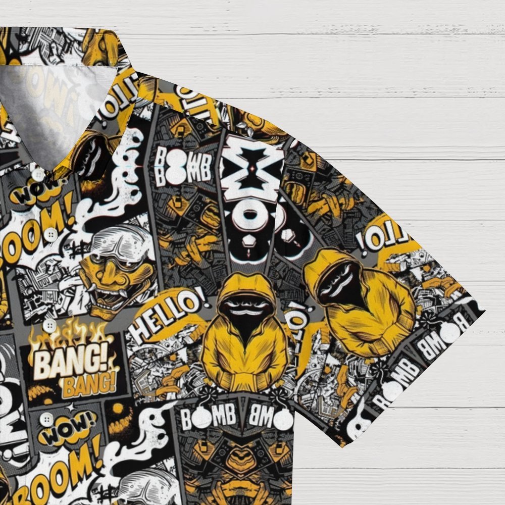 Hello! Hacker Art Print Geek Hawaiian Shirt