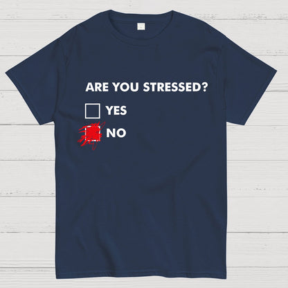 Fuuny Word Are You Stressed? No Geek T-Shirt