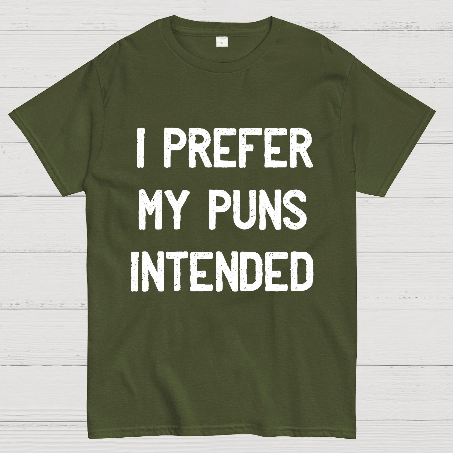 I Prefer My Puns Intended Geeky T-Shirt