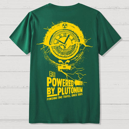 Plutonium Power Front And Back Printing Geek T-Shirt