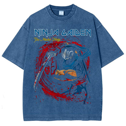 Super Ninja Vintage Distressed T-shirt
