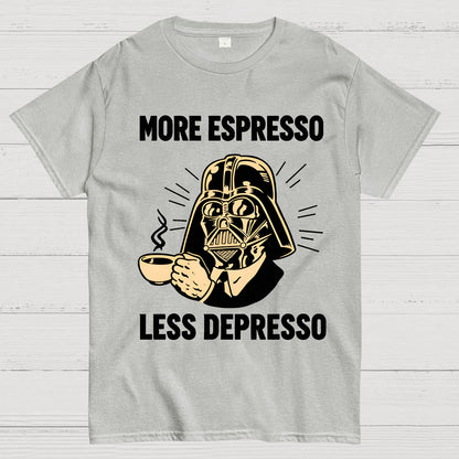More Espresso Less Depresso Geek T-Shirt