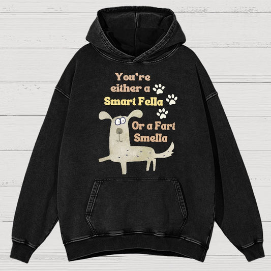 Funny Dog Puns Vintage Distressed Hoodie