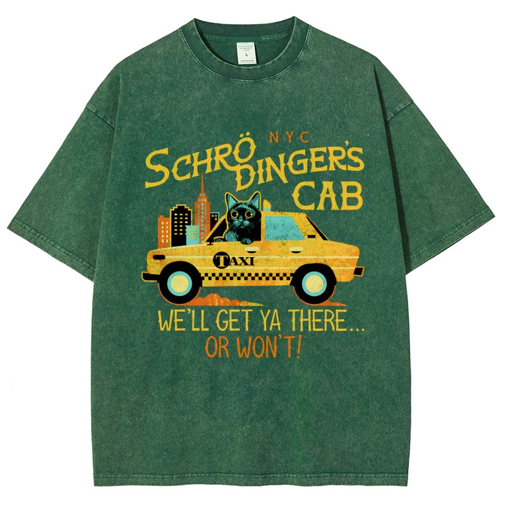 Schrodinger's Cab Vintage Distressed T-shirt