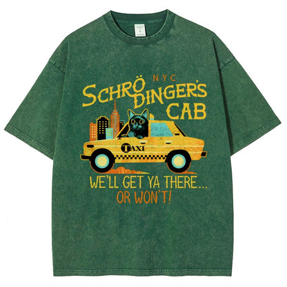Schrodinger's Cab Vintage Distressed T-shirt