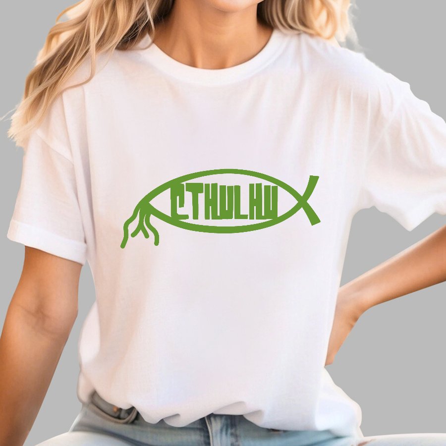 Cthulhu Fish Geek T-Shirt