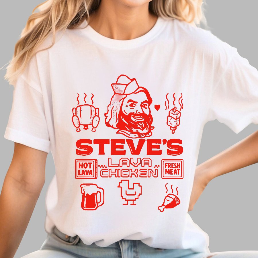 Steve's Lava Chicken Geek T-Shirt