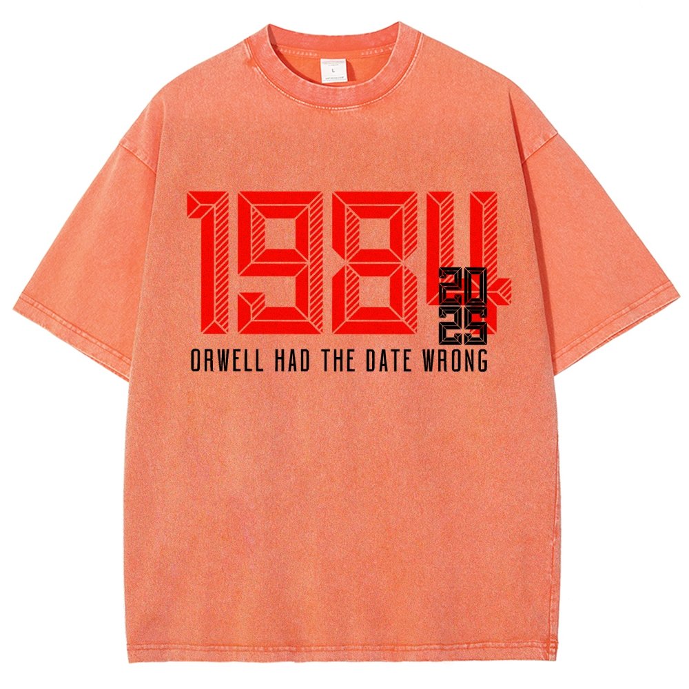 Orwell Got It Wrong Vintage Distressed T-shirt