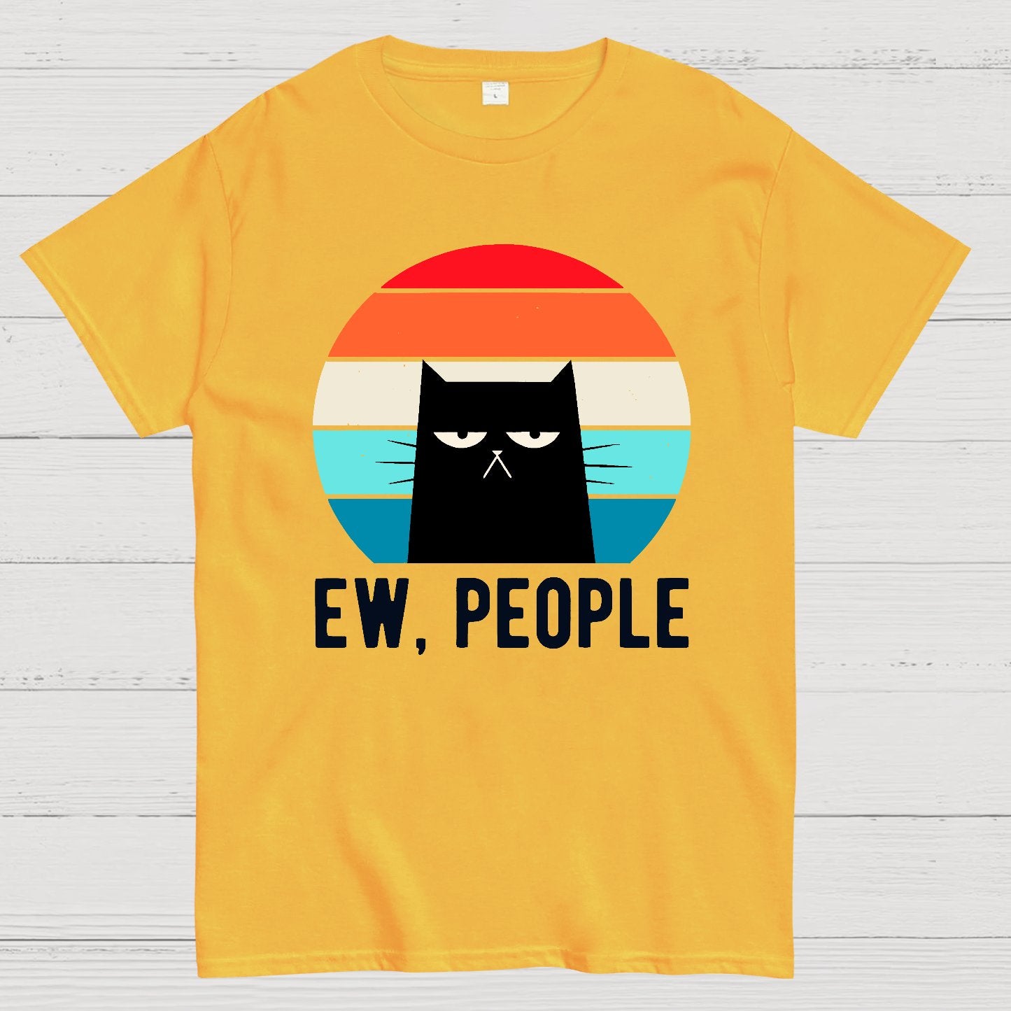 Ew People Funny Cat Geek T-Shirt