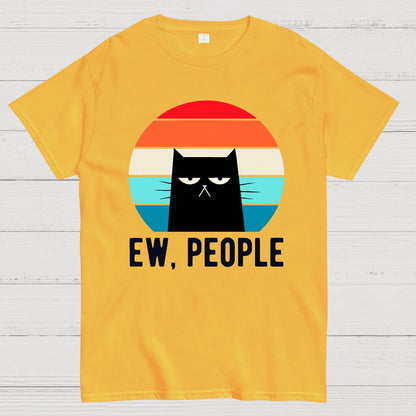 Ew People Funny Cat Geek T-Shirt
