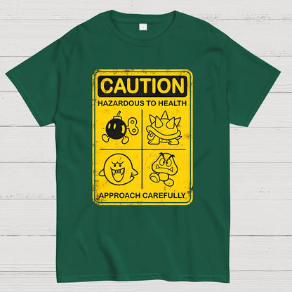 Caution Hazardous To Health Geek T-Shirt