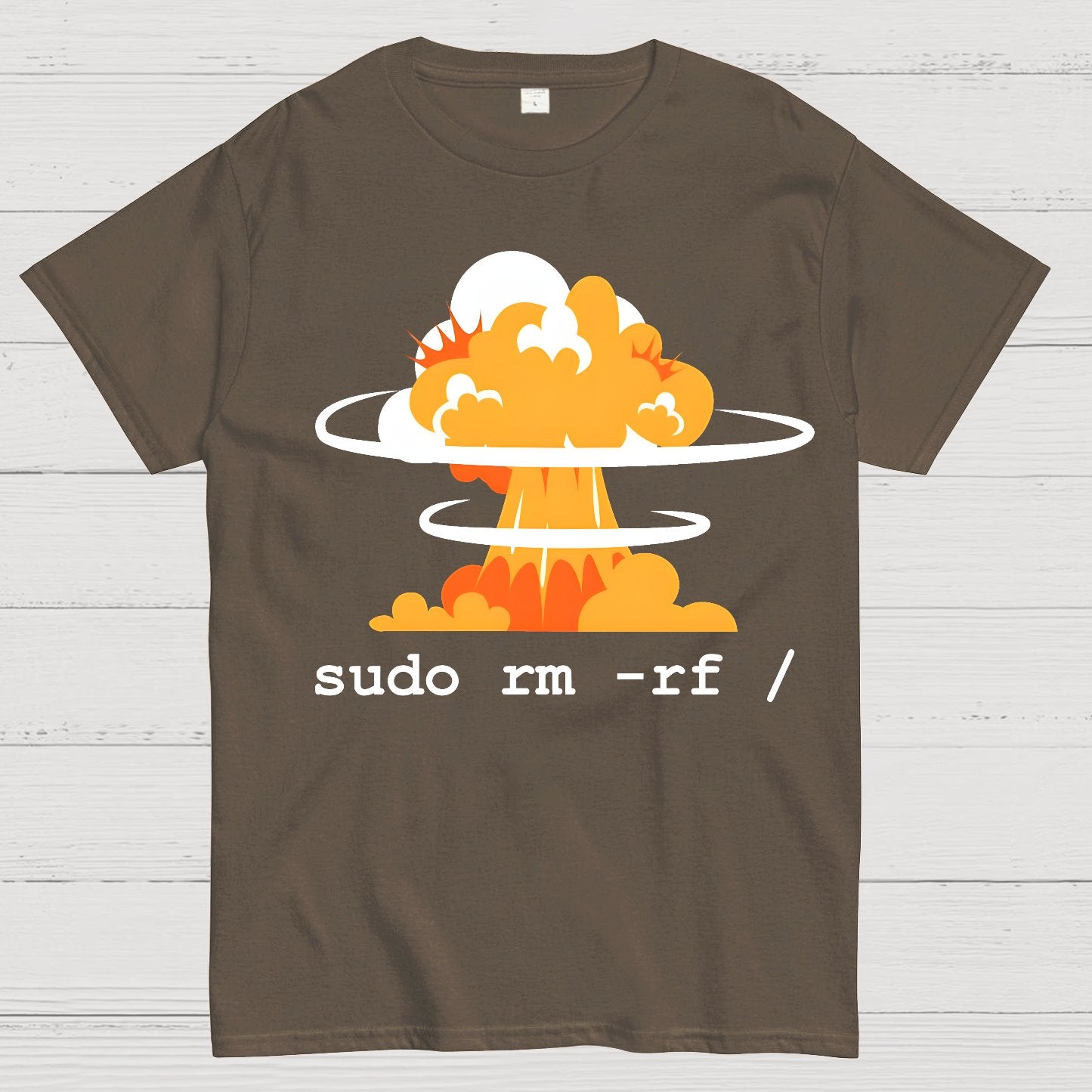 Linux - Funny Linux Command Sudo RM Geek T-Shirt