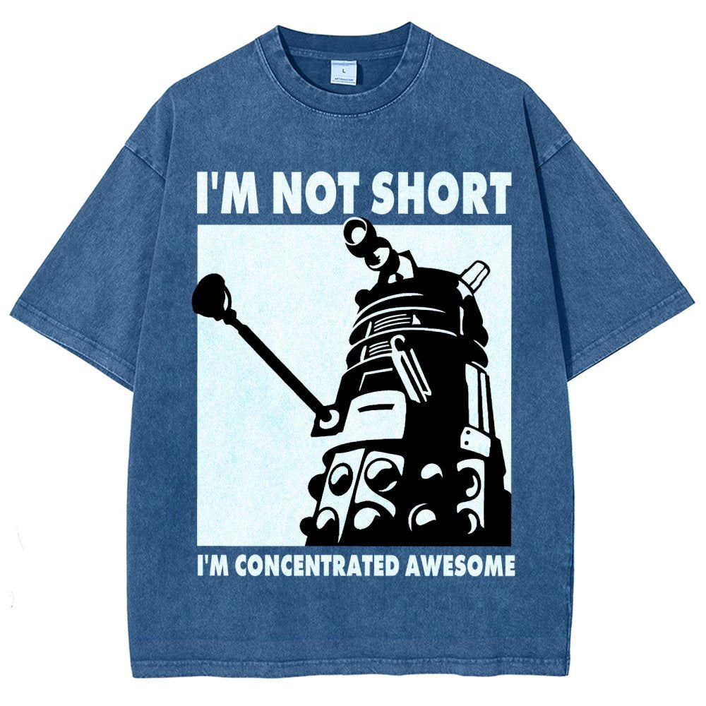 I'm Not Short I'm Concentrated Awesome Vintage Distressed T-shirt