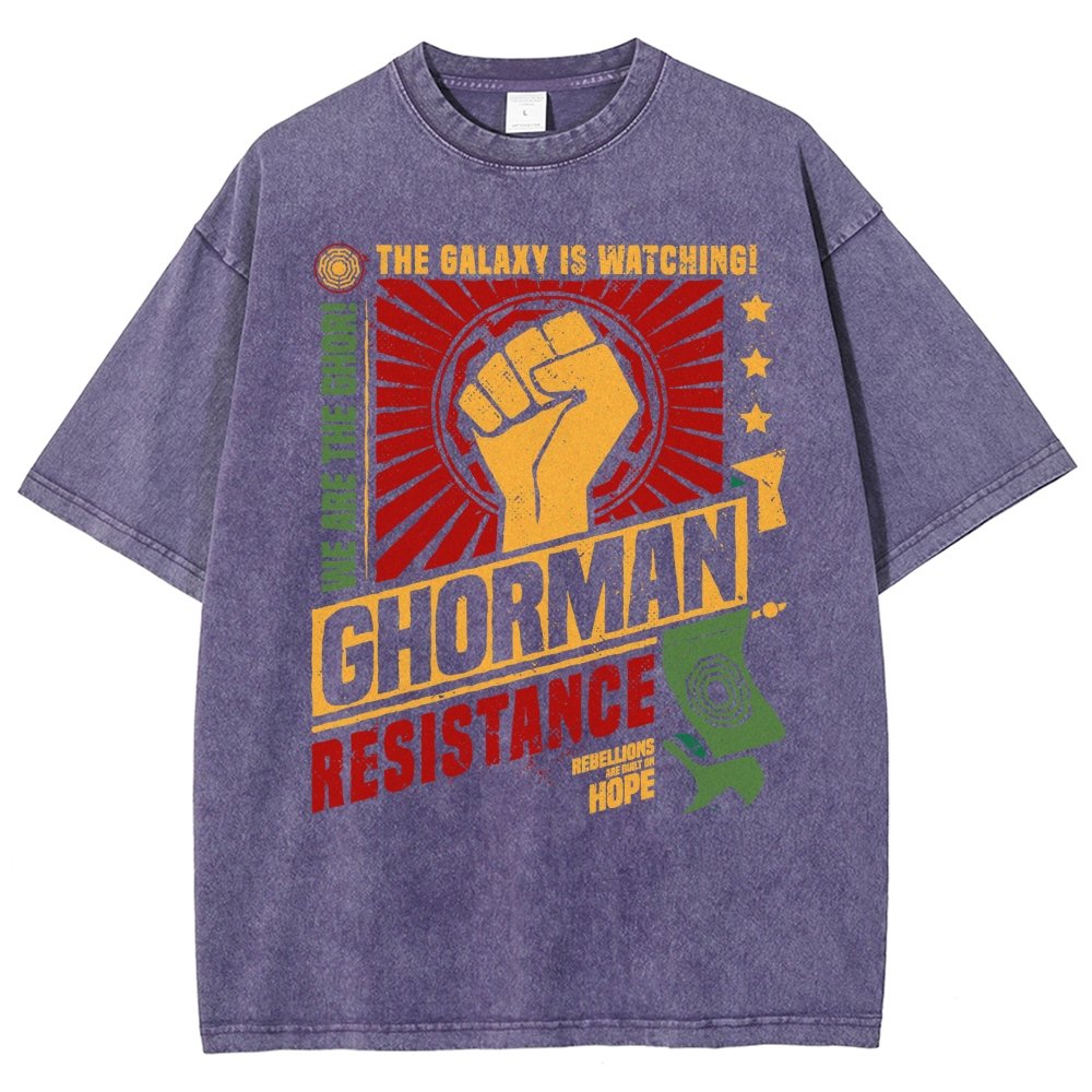 Galactic Resistance Vintage Distressed T-shirt